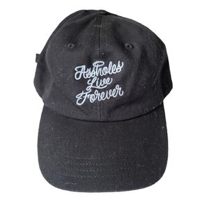 Linda Finegold A**holes Live Forever Cap Black